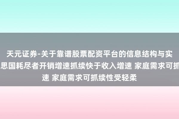 天元证券-关于靠谱股票配资平台的信息结构与实盘表现 好意思国耗尽者开销增速抓续快于收入增速 家庭需求可抓续性受轻柔